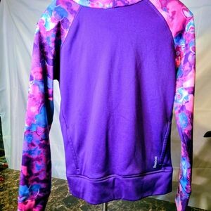 Reebok Purple and Pink Kids Sweatshirt